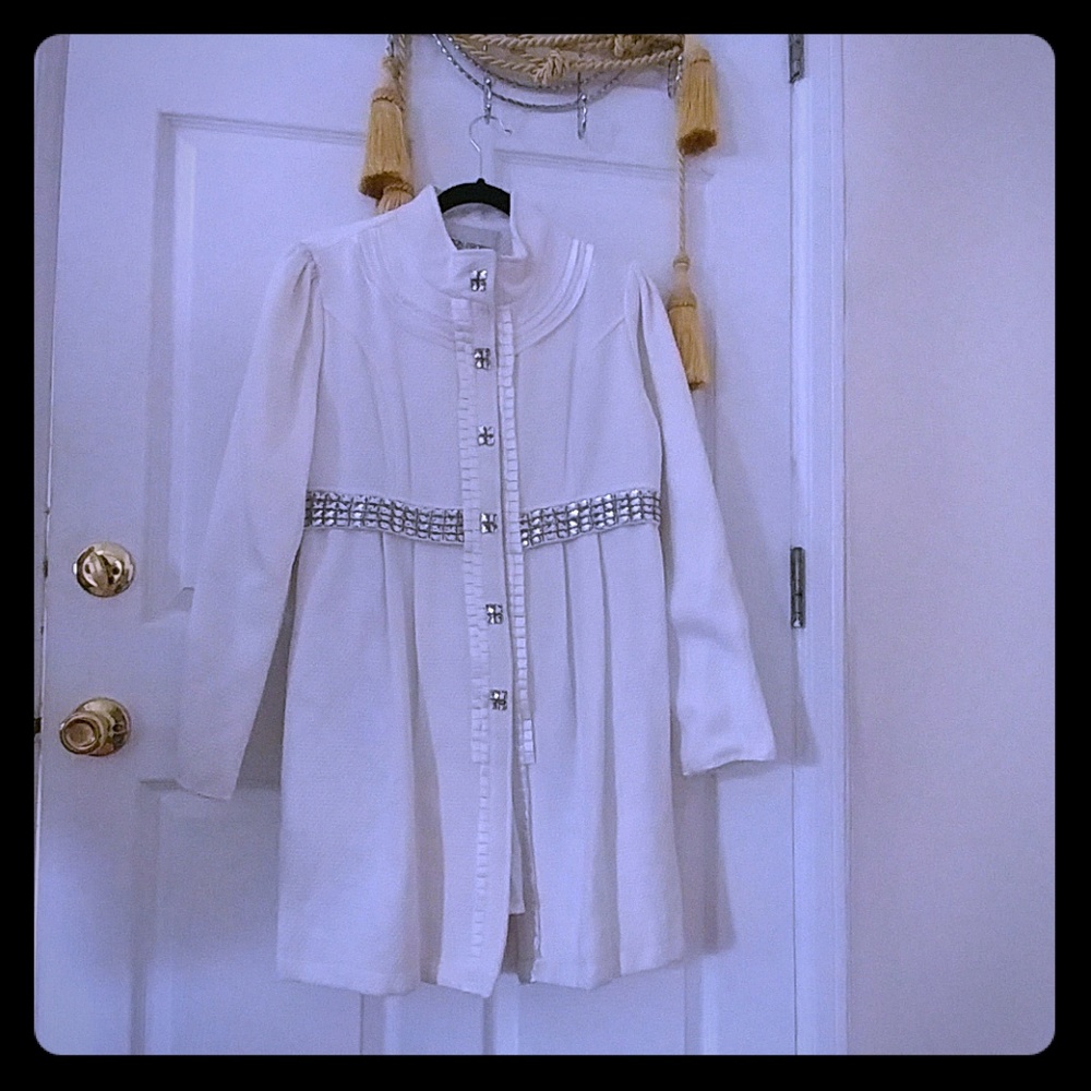 Boston Proper embellished dress jacket